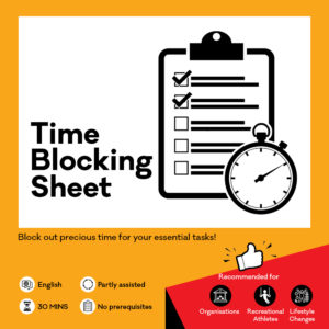 Time Blocking Sheet